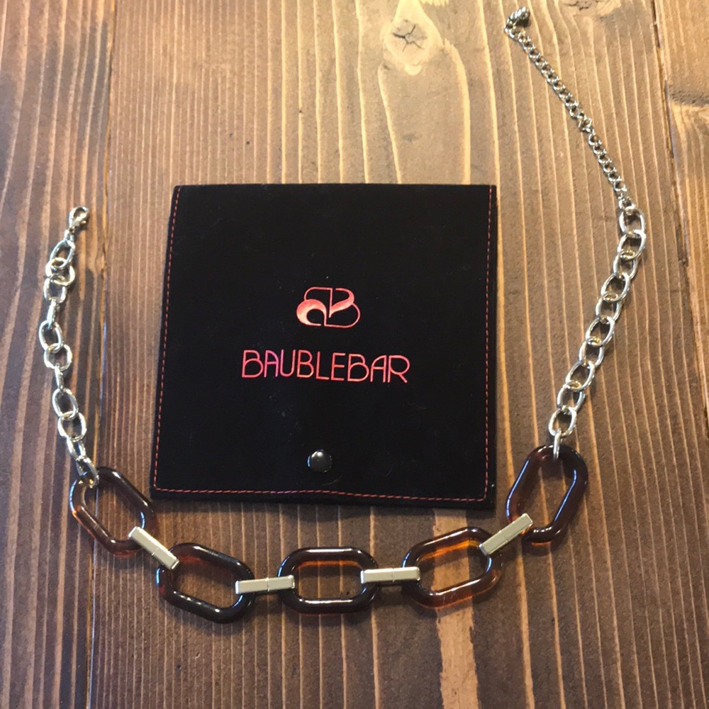 2/$15 Baublebar link necklace.